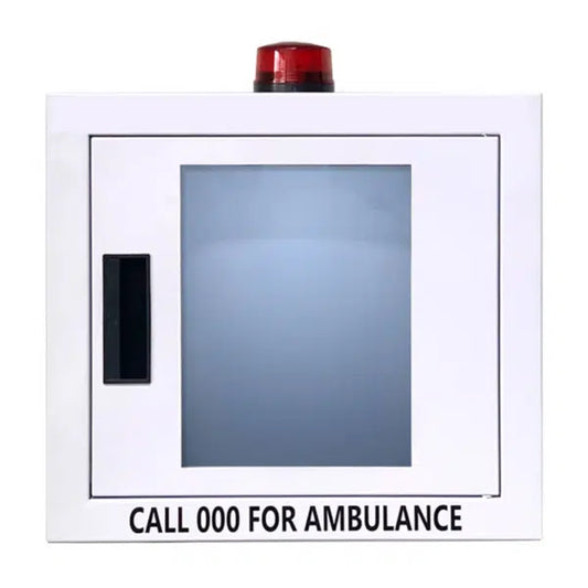 BCR Medical AED Surface Mount Cabinet with Alarm and Strobe